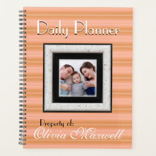 Agenda HAMbyWG - Photo Daily Planner - Naranja Chiffon
