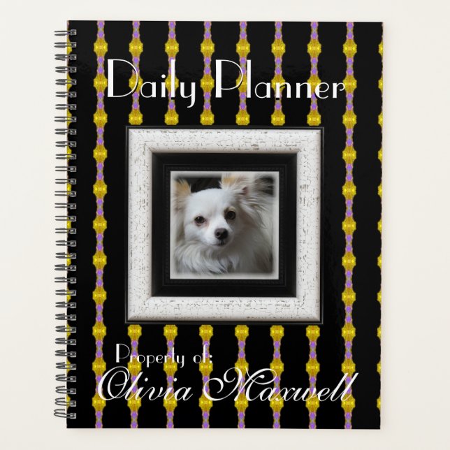 Agenda HAMbyWG - Photo Daily Planner - Opal & Gold Bars (Anverso)