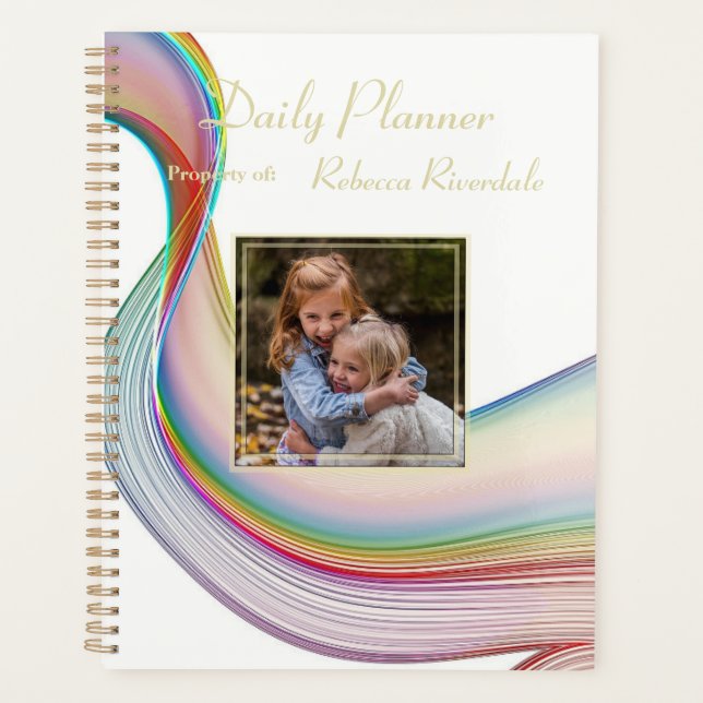 Agenda HAMbyWG - Photo Daily Planner - Rainbow Scroll (Anverso)