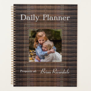 Agenda HAMbyWG - Photo Daily Planner - Textura marrón