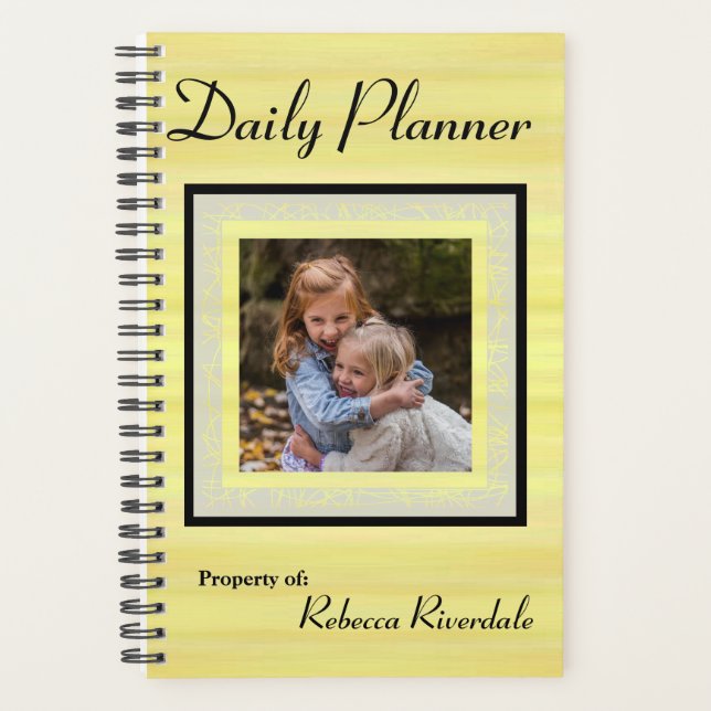 Agenda HAMbyWG - Photo Daily Planner - Yellow Wash (Anverso)