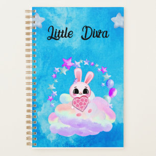 Agenda Happiness magic sweet bunny in the rainbow
