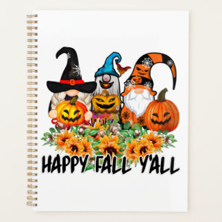 Agenda Happy Fall Y'all Gnome Leopard Gnome Sunflower