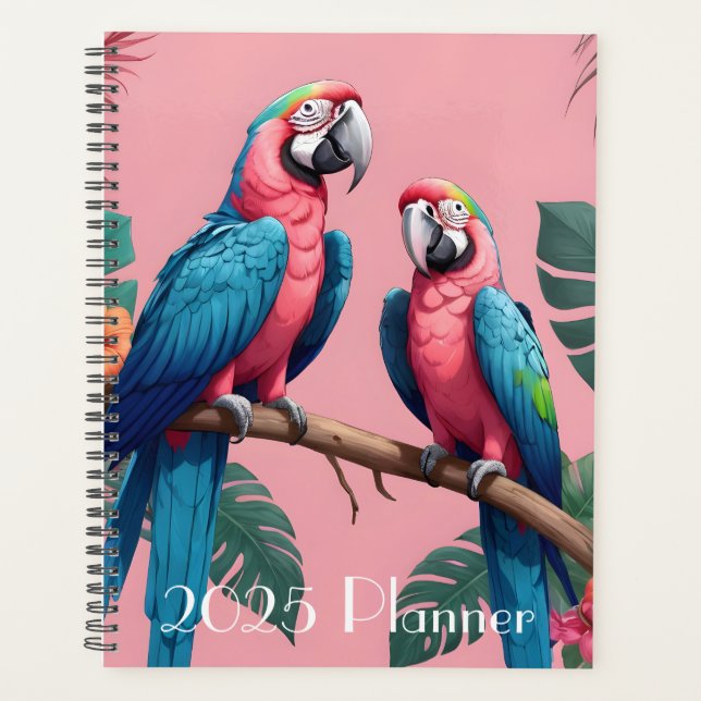 Agenda Happy Macaw Parrots (Anverso)