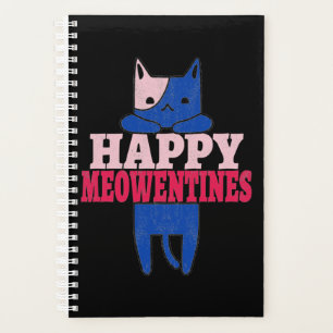 Agenda Happy Meowentines Divertido regalo de el día de
