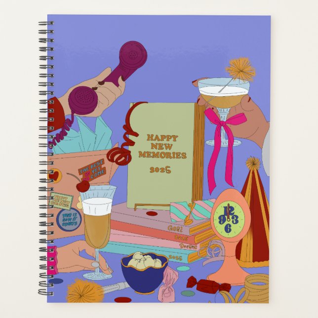 AGENDA HAPPY NEW MEMORIES SCHEDULE 2025 (Anverso)