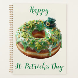 Agenda Happy St. Patrick’s Day Donut with Leprechaun Hat