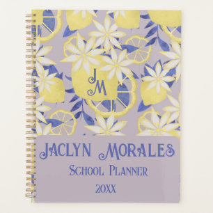 Agenda Harina de agua de verano Lavender Lemon Floral