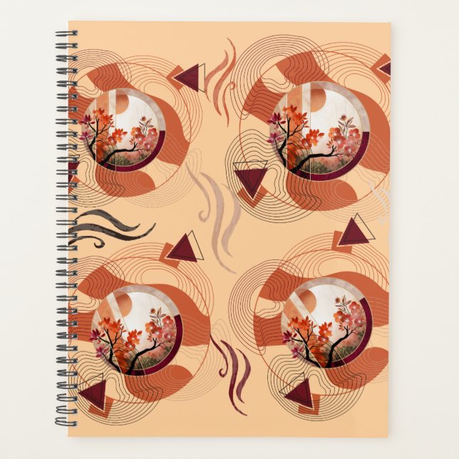 Agenda Harmonious Orange Blossom Circles (Anverso)