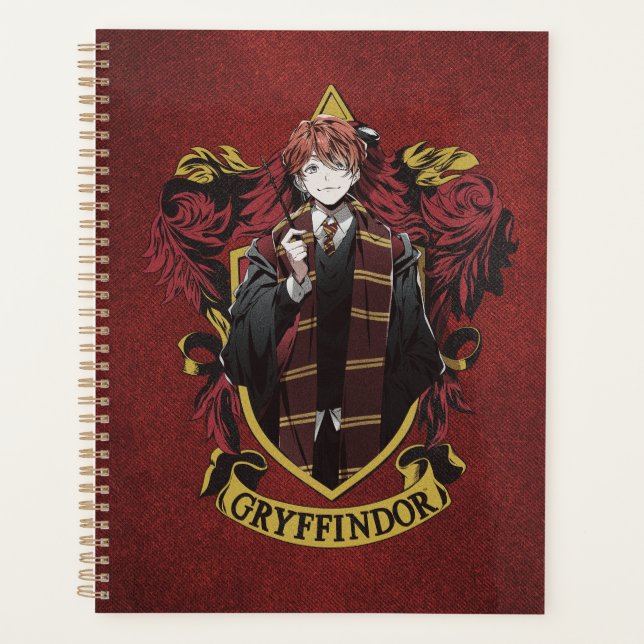 Agenda HARRY POTTER™ | Anime Ron Weasley House Escudo (Anverso)