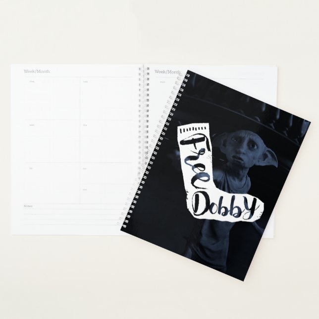 Agenda Harry Potter | "Free Dobby" Sock Typography (Demostración)