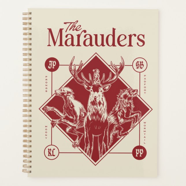 Agenda HARRY POTTER™ Los Marauders Animagus Gráfico (Anverso)