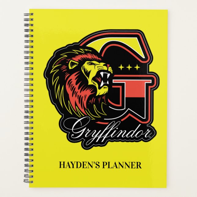 Agenda HARRY POTTER™ | Tarjeta deportiva GRYFFINDOR™ (Anverso)