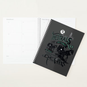 Agenda Harry Potter Thestrals Typography Graphic