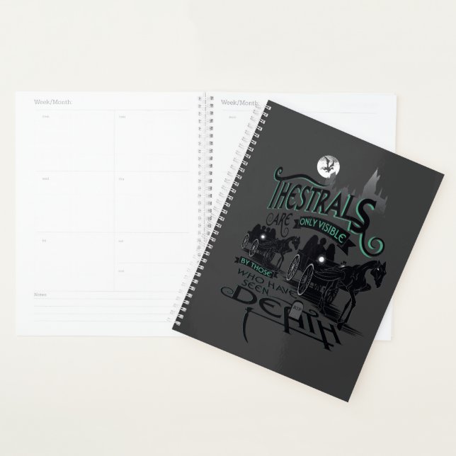 Agenda Harry Potter | Thestrals Typography Graphic (Demostración)