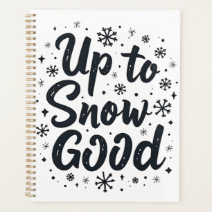 Agenda Hasta la nieve buena divertida navidad copo de nie