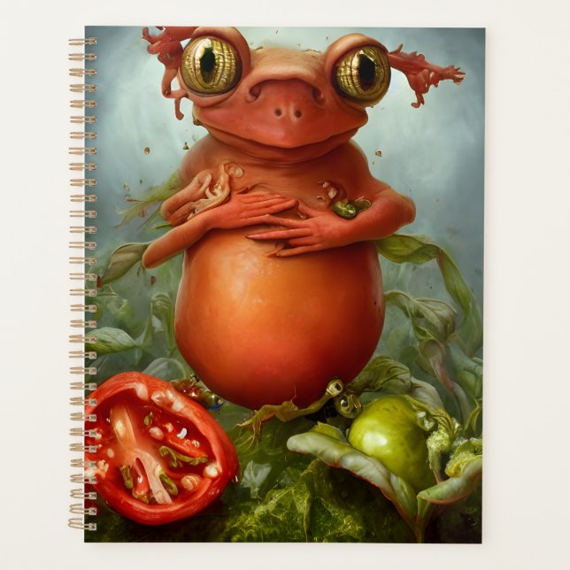 Agenda Hay una criatura en mi ensalada (Anverso)