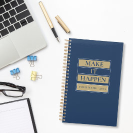 Agenda Haz que suceda | Nombre y Año personalizados