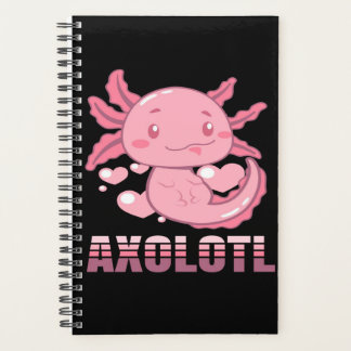 Agenda Heart Axolotl | personalizado lindo Axolotl