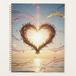 Agenda Heart Themed Minimalist Planner