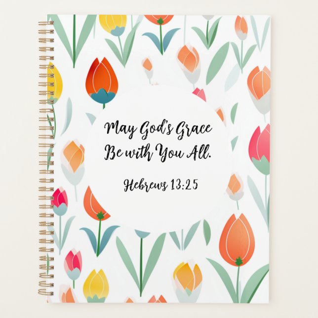 Agenda Hebrews 13:25 Planner (Anverso)