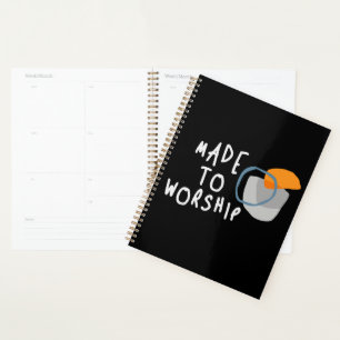 Agenda Hecho a la adoración - Inspiradora cita cristiana