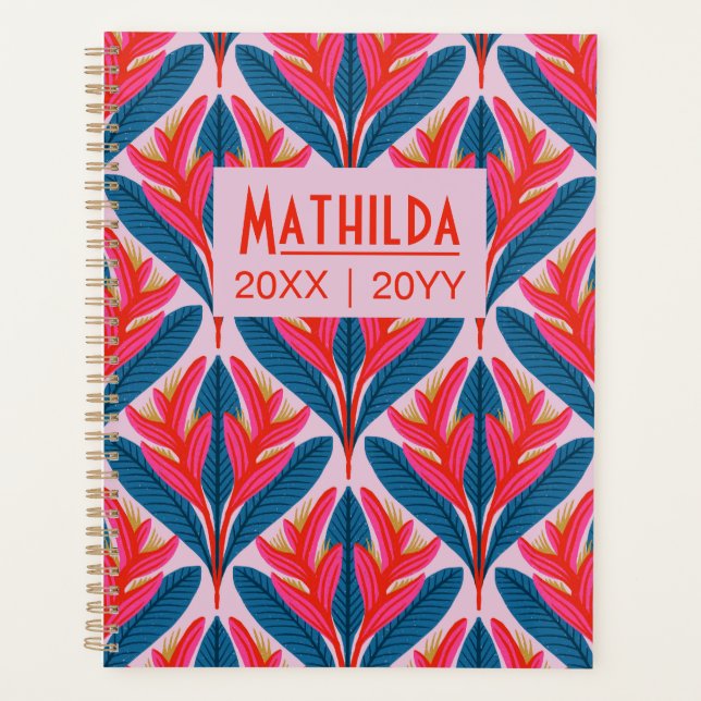 Agenda Heliconia Neon (Anverso)