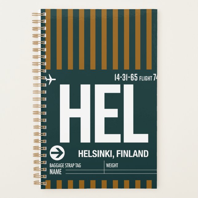 Agenda Helsinki - Travel Planner 2026 (Anverso)