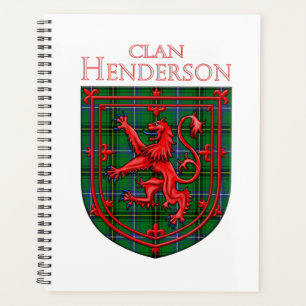Agenda Henderson Tartan Scottish Plaid Lion Rampant
