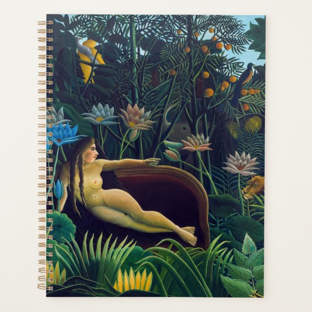 Agenda Henri Rousseau - El sueño / Le Reve (Anverso)