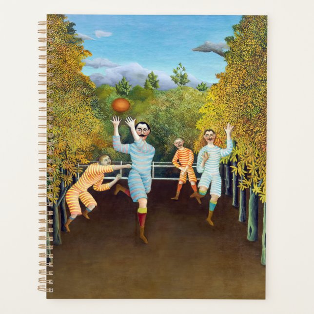 Agenda Henri Rousseau - Futbolistas (Anverso)
