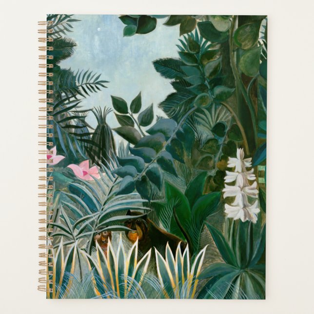 Agenda Henri Rousseau - La jungla ecuatorial (Anverso)