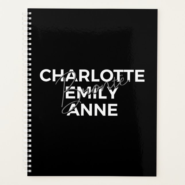 Agenda Hermanas Brontë II - Charlotte & Emily & Anne (Anverso)