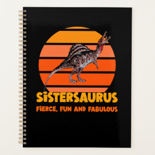 Agenda Hermanas Divertidas Saurio Hermana Dinosaurio Dise