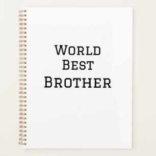 Agenda Hermano mejor del mundo agregar nombre texto depor