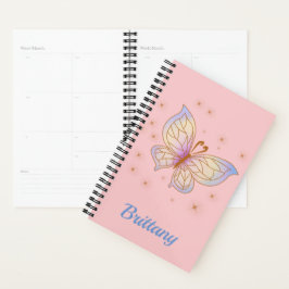 Agenda Hermosa como mariposa volando libre personalizado