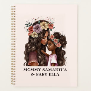 Agenda Hermosa madre y hija negras (2)