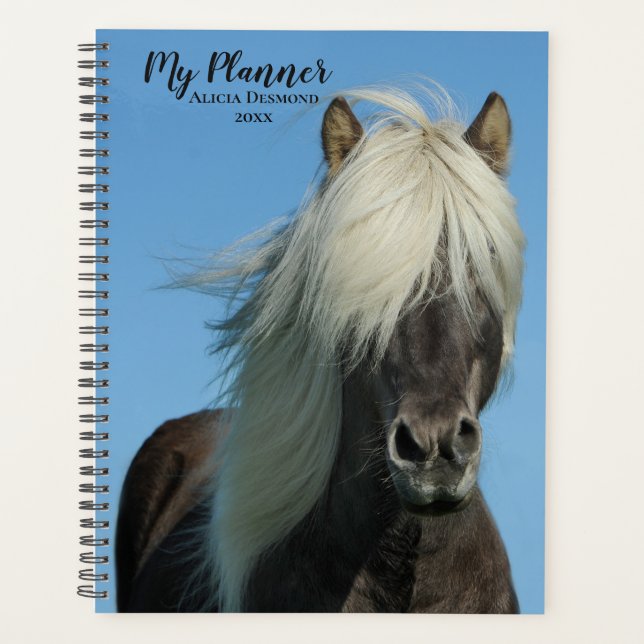 Agenda Hermosa Pony de Shetland (Anverso)