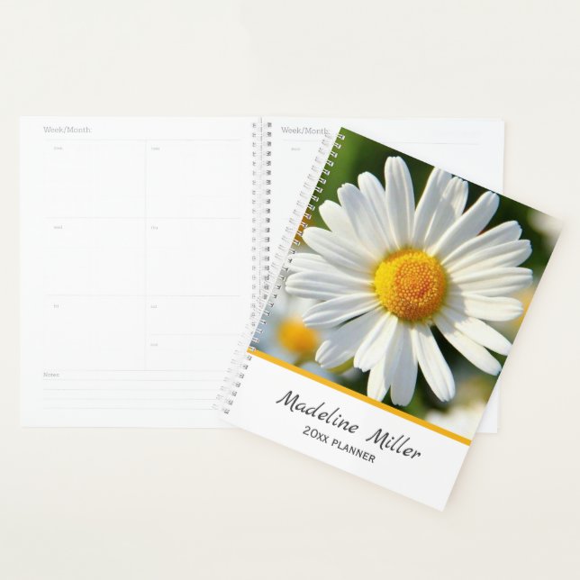 Agenda Hermosa Shasta Daisy | Floral personalizada (Demostración)