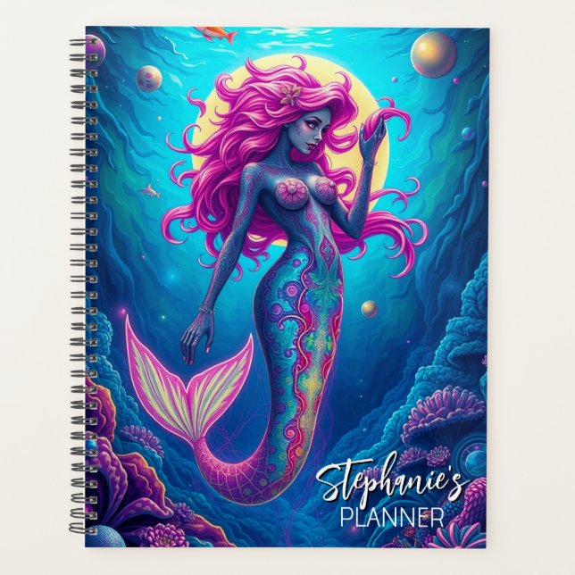 Agenda Hermosa sirena de la sirena de la sirena (Anverso)
