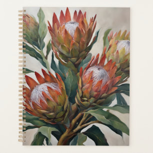 Agenda Hermosas flores de Protea de Sudáfrica
