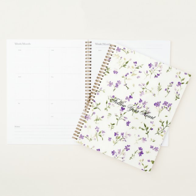 Agenda Hermosas Flores Lavanda (Demostración)