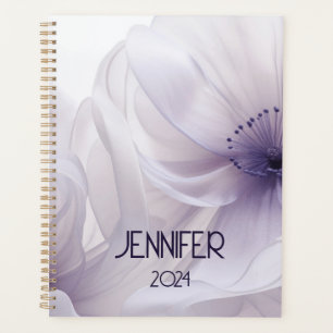 Agenda Hermoso armario de flores moradas
