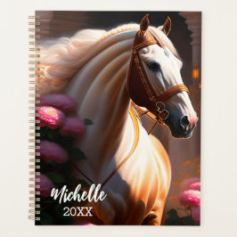 Agenda Hermoso caballo blanco