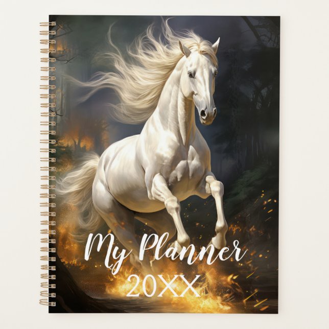 Agenda Hermoso caballo blanco (Anverso)