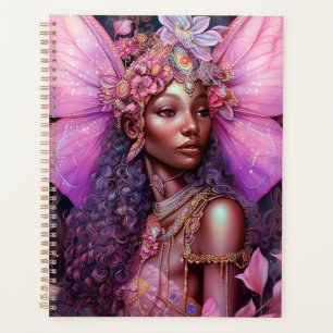 Agenda Hermoso Chica de hadas negras Fantasy Art