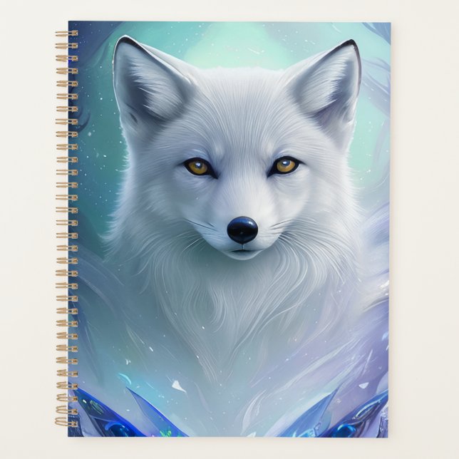 Agenda Hermoso Fox plateado (Anverso)