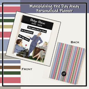 Agenda Hermoso jefe de mansplings de estilo vintage a ayu