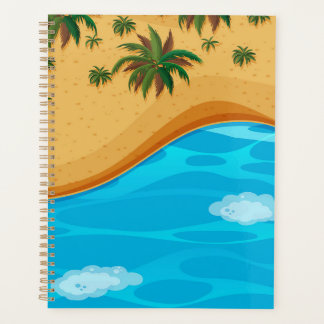 Agenda Hermoso paisaje playero