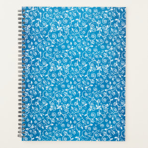 Agenda Hermoso patrón geométrico azul